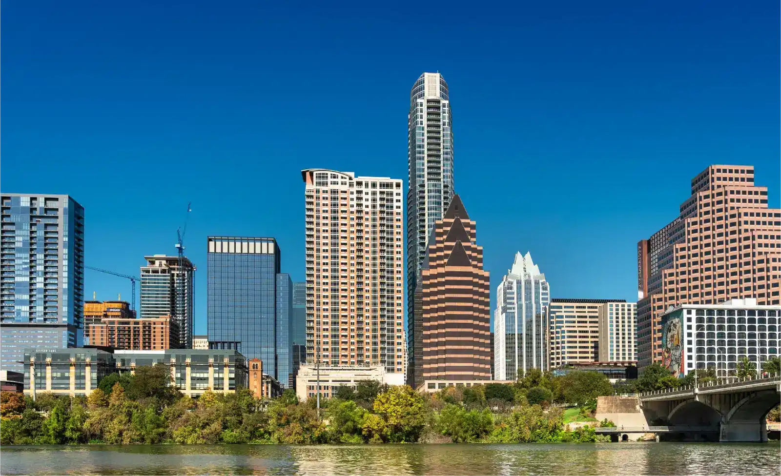 Wide shot of downtown Austin, where Fortitude Advisors HQ is located.