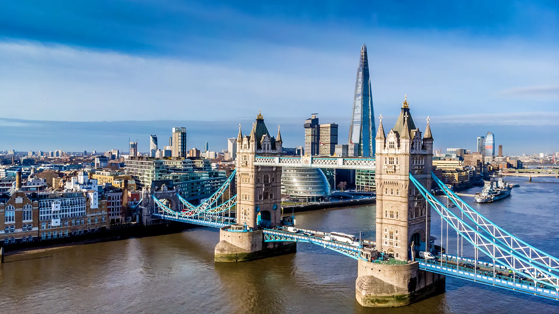 The London skyline and The Shard, home of Fortitude Advisors' affiliate office.