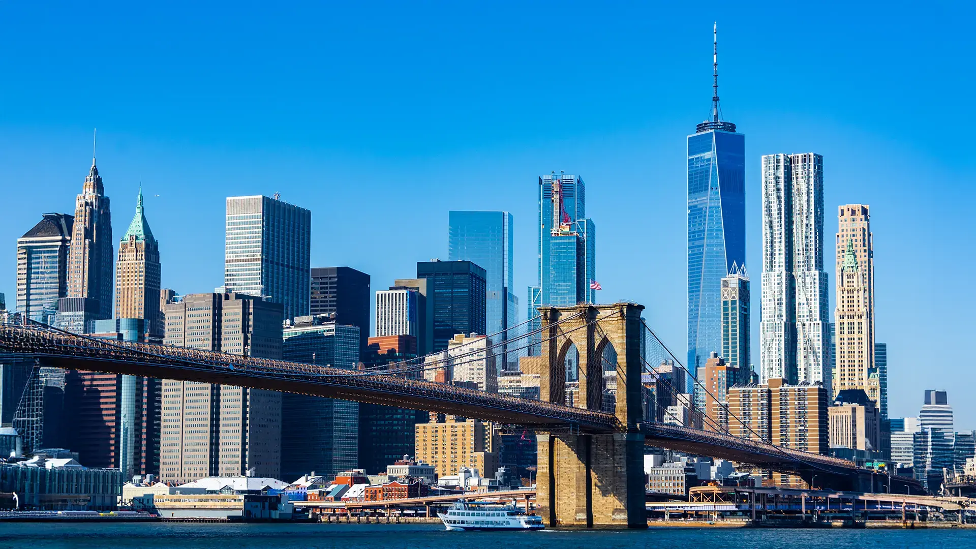 The NYC skyline serves as the backdrop for Fortitude Advisors' technology M&A and financial advisory services.